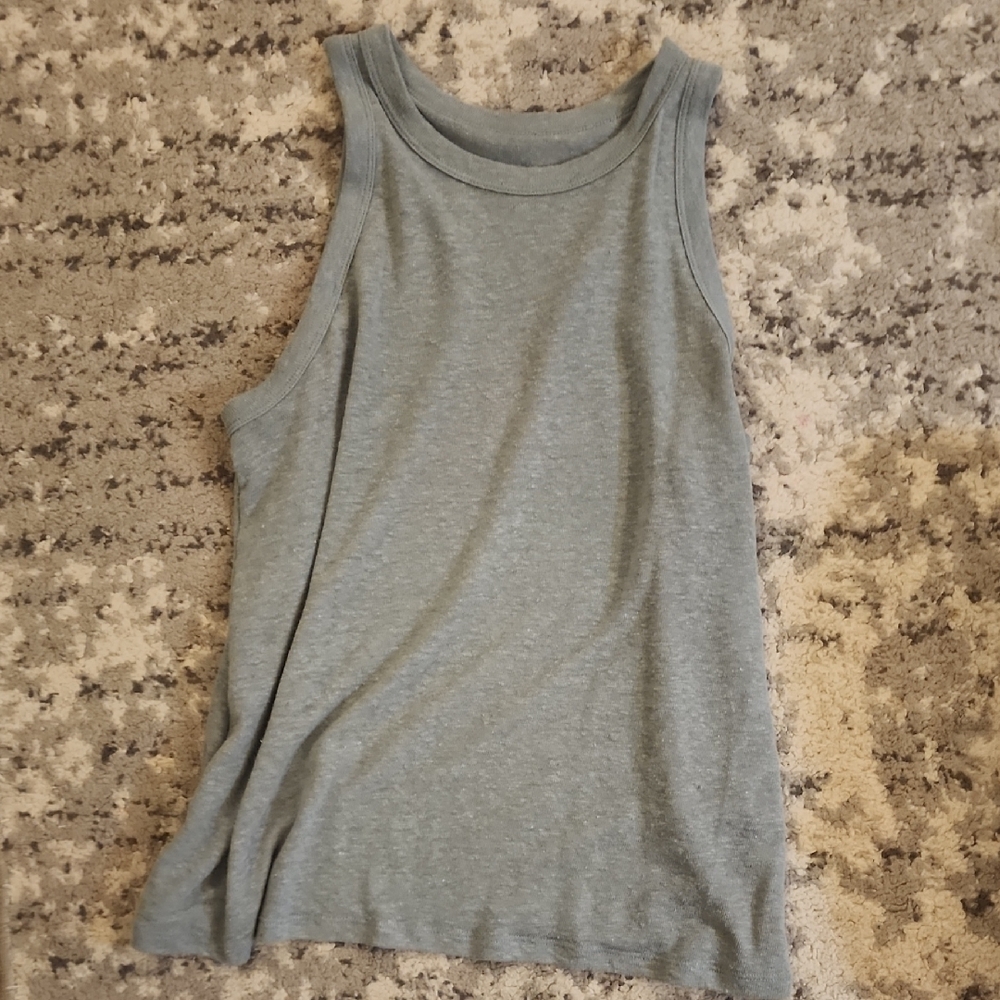 Gray Sleeveless Women's Top
